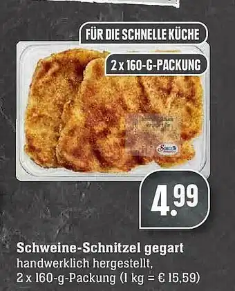 Scheck-in-Center Schweine-schnitzel Gegart Angebot