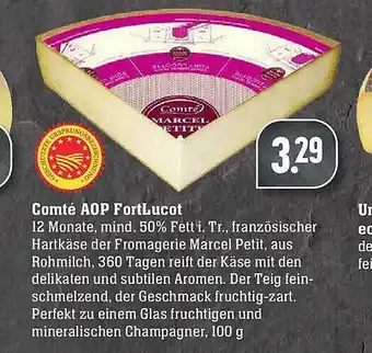 Scheck-in-Center Comté Aop Fortlucot Angebot