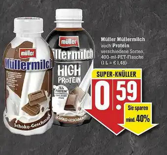 Scheck-in-Center Müller Müllermilch Auch Protein Angebot