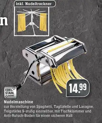 Scheck-in-Center Nudelmaschine Angebot