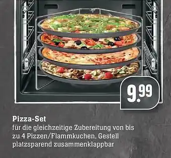 Scheck-in-Center Pizza-set Angebot