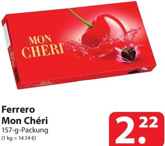 Famila Nord Ost Ferrero Mon Chéri 157 g Packung Angebot