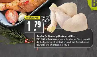 Scheck-in-Center Bio Hähnchenkeule Angebot