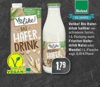 Scheck-in-Center Velike! Bio Haferdrink Haltbar Oder Frischer Haferdrink Natur Oder Mandel Angebot