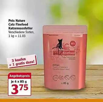 Globus Pets Nature Catz Finefood Katzennassfutter Angebot