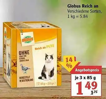 Globus Globus Reich An Angebot