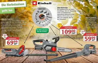 Globus Einhell Akku-kettensäge Angebot