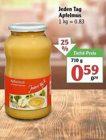 Globus Jeden Tag Apfelmus Angebot