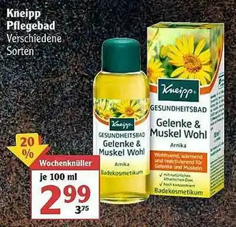 Globus Kneipp Pflegebad Angebot