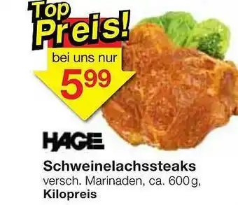 Jawoll Hage Schweinelachssteaks Angebot