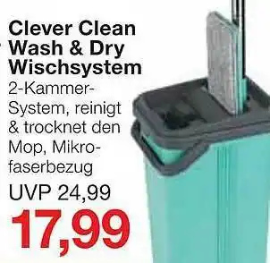 Jawoll Clever Clean Wash & Dry Wischsystem Angebot