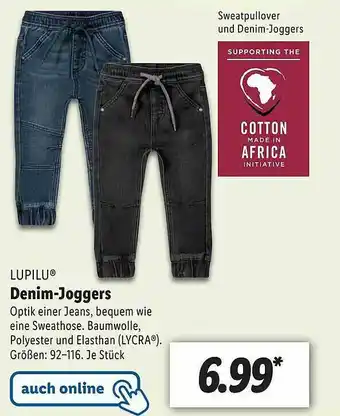 Lidl Lupillu Denim-joggers Angebot