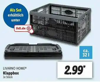 Lidl Livarno Home Klappbox Angebot