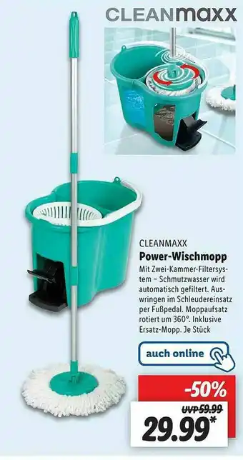 Lidl Cleanmaxx Power-wischmopp Angebot