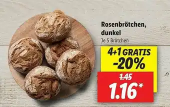 Lidl Rosenbrötchen Dunkel Angebot