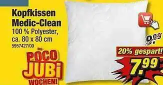 Poco Kopfkissen Medic Clean Angebot