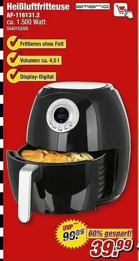 Poco Heißluftfritteuse Angebot