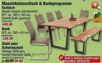 Poco Esstisch, Bank, Stuhl Oder Schwingstuhl Angebot