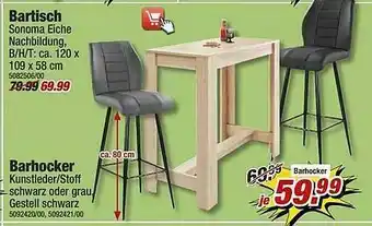 Poco Bartisch, Barhocker Angebot