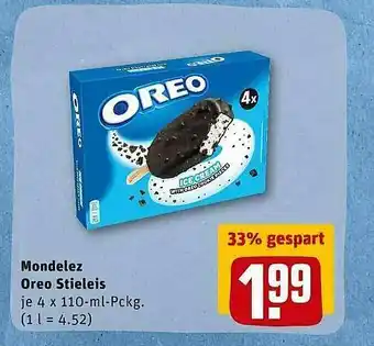 REWE Mondelez Oreo Stieleis Angebot