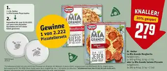 REWE Dr. Oetker La Mia Grande Margherita Oder La Mia Grande Salame Piccante Angebot