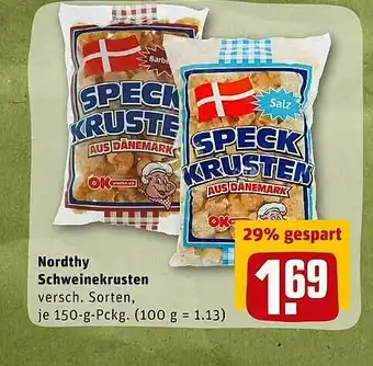 REWE Nordthy Schweinekrusten Angebot