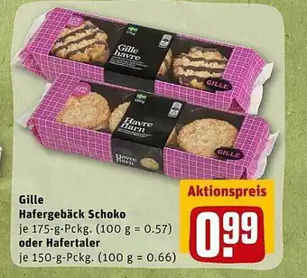 REWE Gille Hafergebäck Schoko Oder Hafertaler Angebot