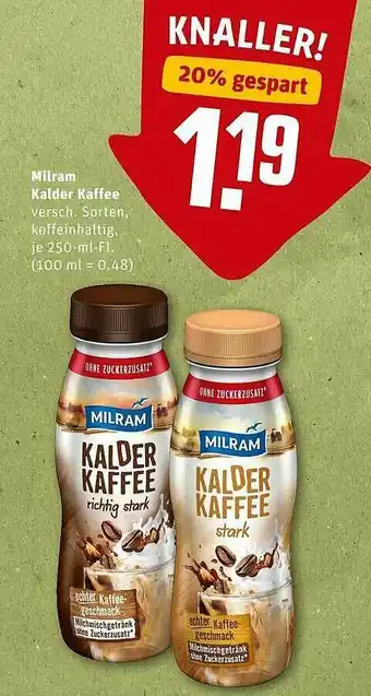 REWE Milram Kalder Kaffee Angebot