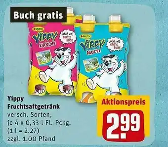 REWE Yippy Fruchtsaftgetränk Angebot