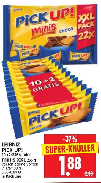 Edeka Herkules Leibniz Pick up oder minis XXL Angebot