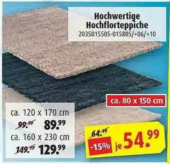 ROLLER Hochwertige Hochflorteppiche Angebot