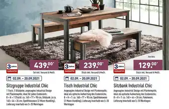 Aldi Nord Sitzgruppe, Tisch Oder Sitzbank Industrial Chic Angebot