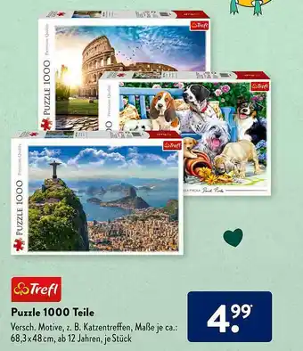 Aldi Süd Trefl Puzzle 1000 Teile Angebot