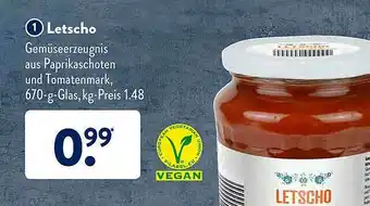 Aldi Süd Letscho Angebot