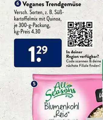 Aldi Süd Veganes Trendgemüse Angebot