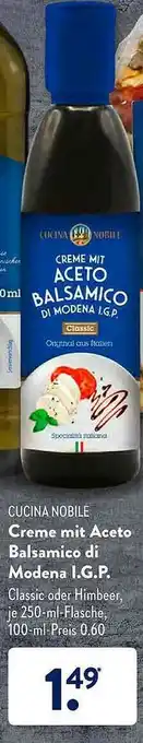 Aldi Süd Cucina Nobile Creme Mit Aceto Balsamico Di Modena Igp Angebot