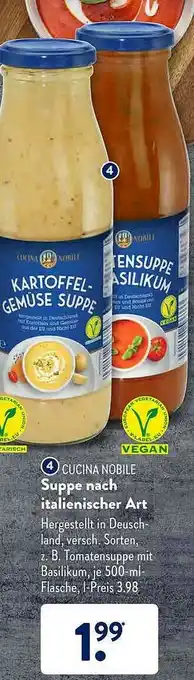 Aldi Süd Cucina Nobile Suppe Nach Italienischer Art Angebot