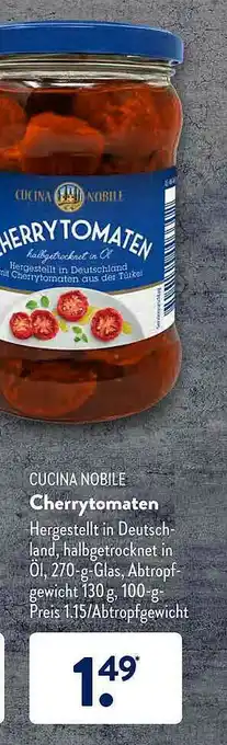 Aldi Süd Cucina Nobile Cherrytomaten Angebot