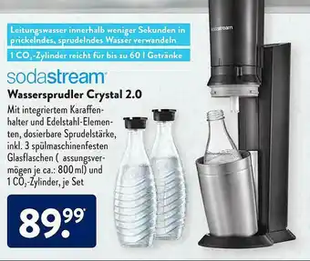 Aldi Süd Sodastream Wassersprudler Crystal 2.0 Angebot