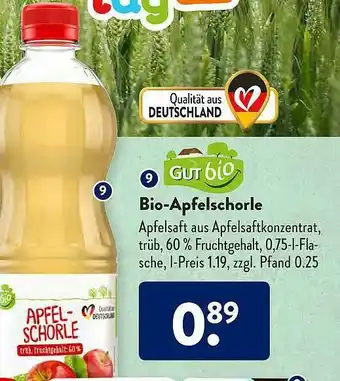 Aldi Süd Gut Bio Bio-apfelschorle Angebot