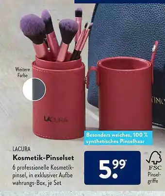 Aldi Süd Lacura Kosmetik-pinselset Angebot