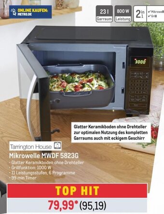 METRO Tarrington House Mikrowelle MWDF 5823G Angebot