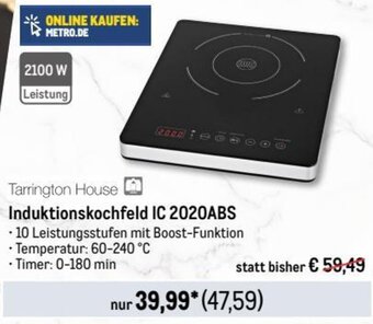 METRO Tarrington House Induktionskochfeld IC 2020ABS Angebot