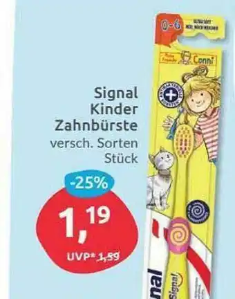 Budni Signal Kinder Zahnbürste Angebot