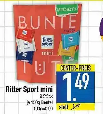 E-Center Ritter Sport Mini Angebot