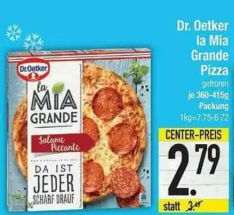 E-Center Dr. Oetker La Mia Grande Pizza Angebot