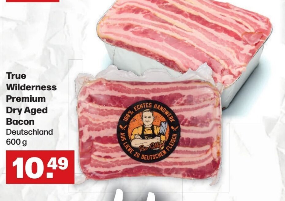 True Wilderness Premium Dry Aged Bacon Deutschland 600 g Angebot bei