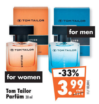 Mäc Geiz Tom Tailor Parfüm 30 ml Angebot