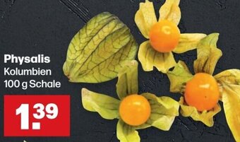 Handelshof Physalis Kolumbien 100 g Schale Angebot