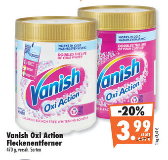 Mäc Geiz Vanish Oxi Action Fleckenentferner 470 g, versch. Sorten Angebot